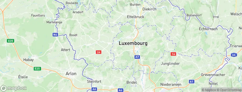 Grevenknapp, Luxembourg Map