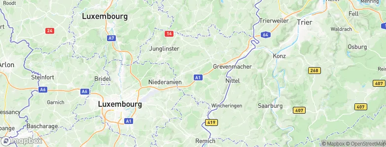 Grevenmacher, Luxembourg Map