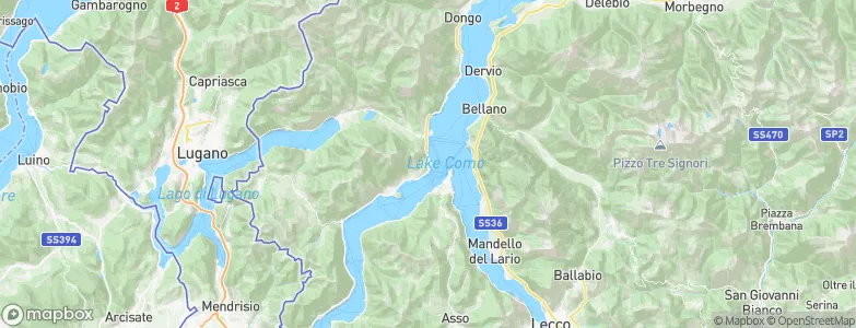 Griante, Italy Map