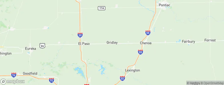 Gridley, United States Map