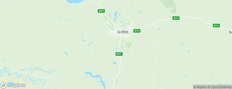 Griffith, Australia Map