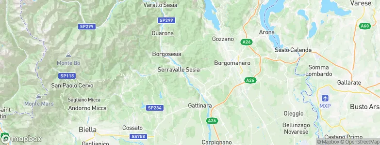 Grignasco, Italy Map
