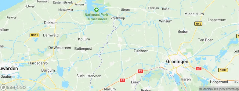 Grijpskerk, Netherlands Map