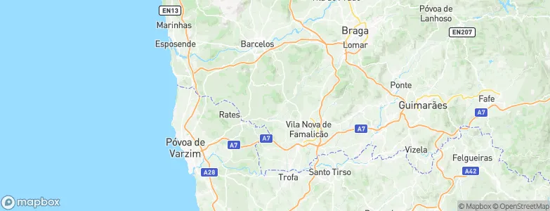 Grimancelos, Portugal Map