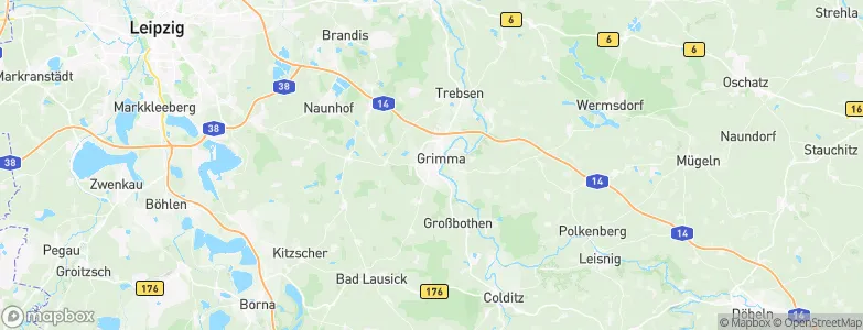 Grimma, Germany Map