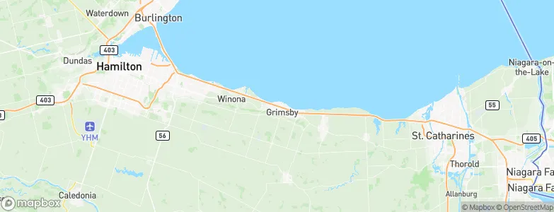 Grimsby, Canada Map
