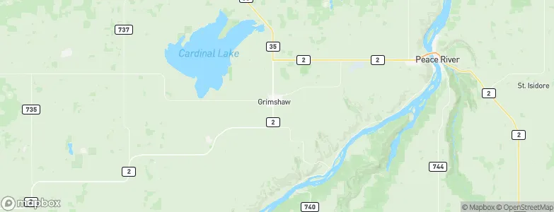 Grimshaw, Canada Map