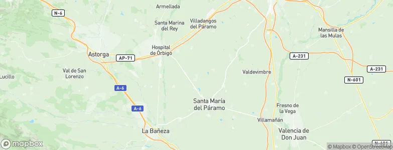 Grisuela del Páramo, Spain Map