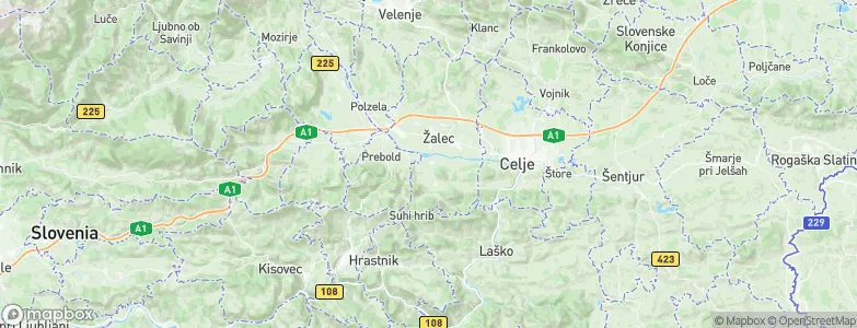 Griže, Slovenia Map