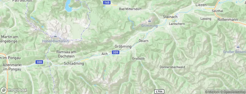 Gröbming, Austria Map