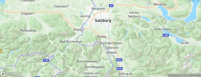 Grödig, Austria Map