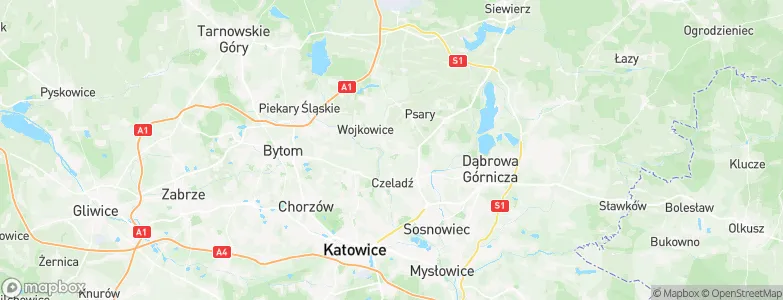 Grodziec, Poland Map