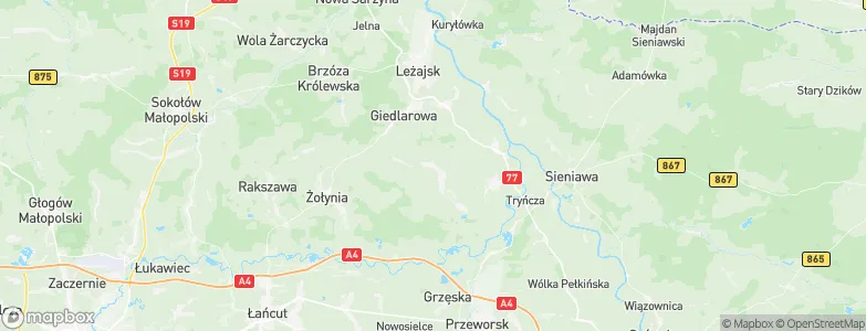 Grodzisko Górne, Poland Map