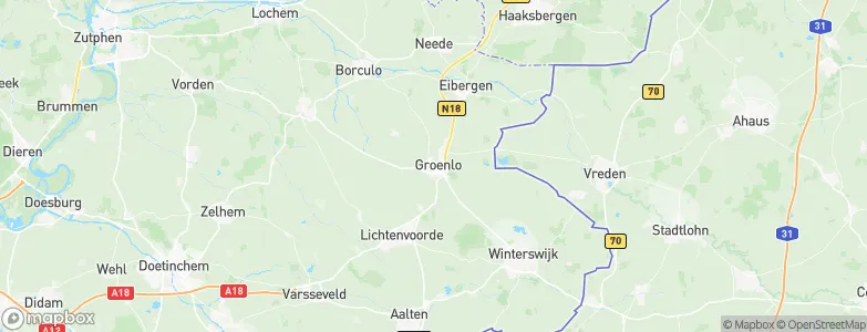 Groenlo, Netherlands Map
