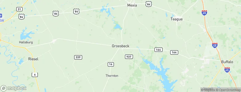 Groesbeck, United States Map