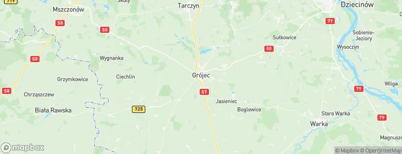 Grójec, Poland Map