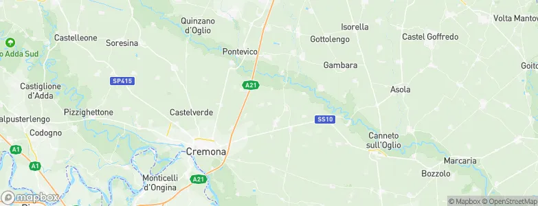 Grontardo, Italy Map