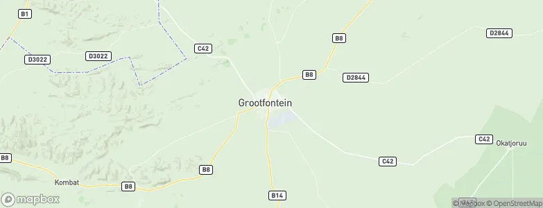 Grootfontein, Namibia Map