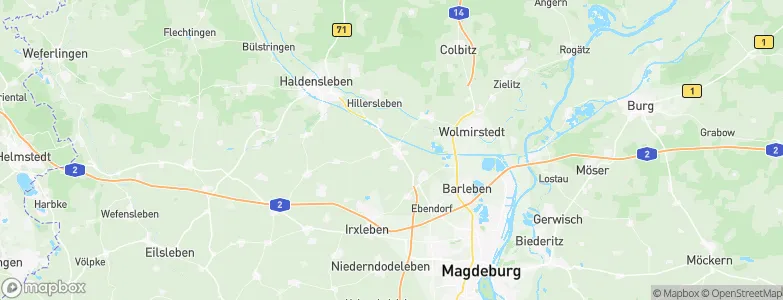 Groß Ammensleben, Germany Map