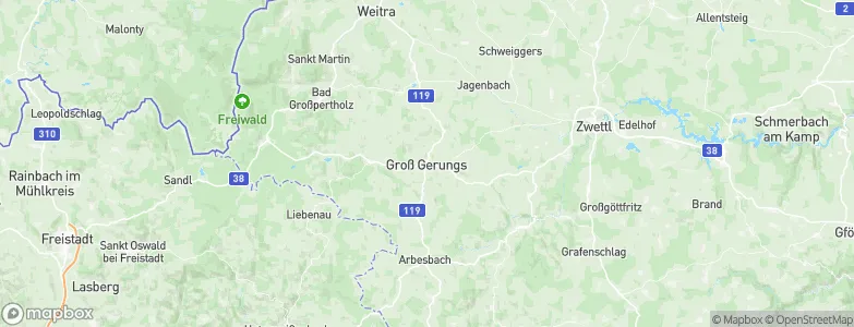 Groß-Gerungs, Austria Map