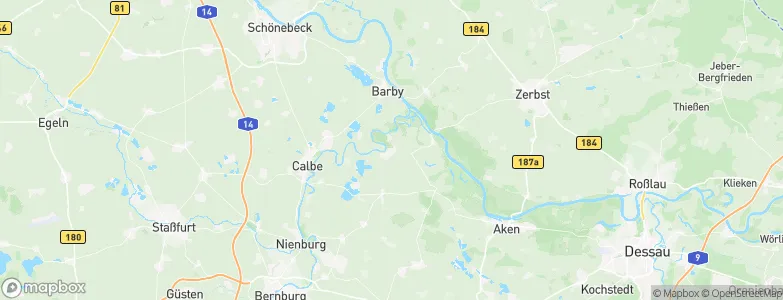 Groß Rosenburg, Germany Map