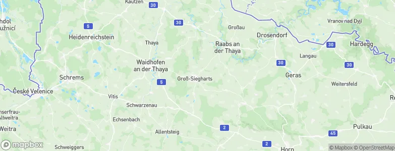 Groß-Siegharts, Austria Map