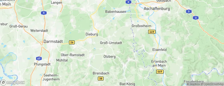 Groß-Umstadt, Germany Map