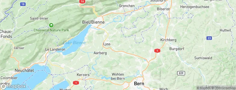 Grossaffoltern, Switzerland Map