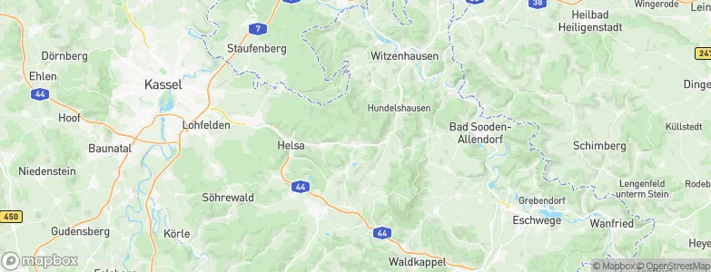 Großalmerode, Germany Map