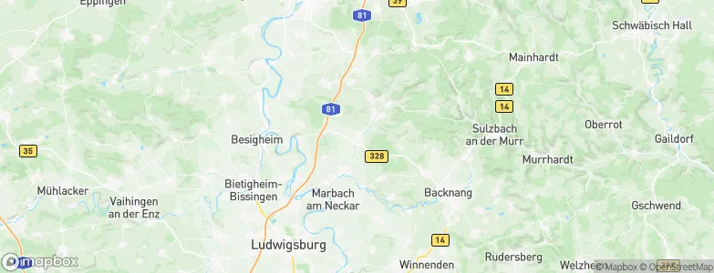 Großbottwar, Germany Map