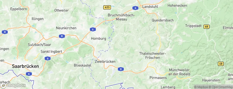 Großbundenbach, Germany Map