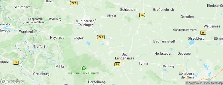 Großengottern, Germany Map