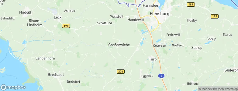 Großenwiehe, Germany Map