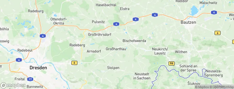 Großharthau, Germany Map
