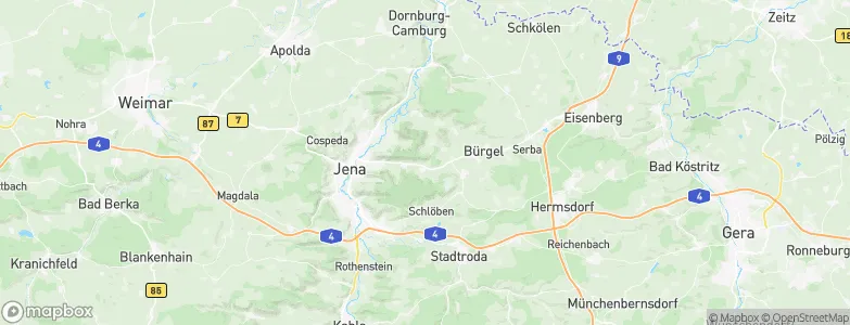 Großlöbichau, Germany Map