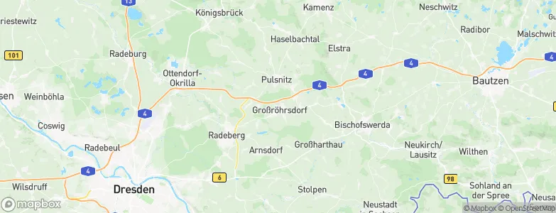 Großröhrsdorf, Germany Map