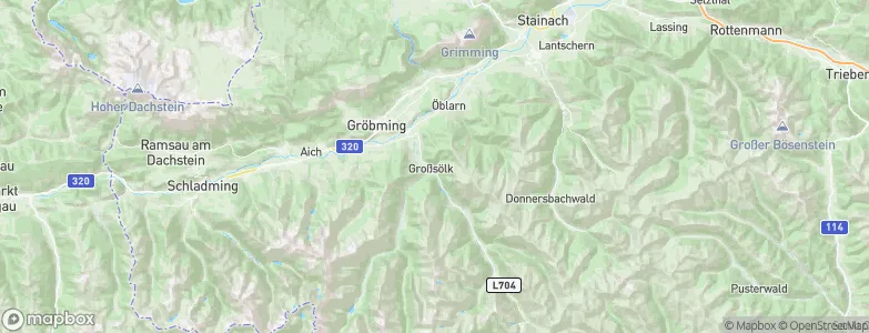 Großsölk, Austria Map