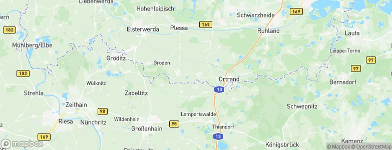 Großthiemig, Germany Map