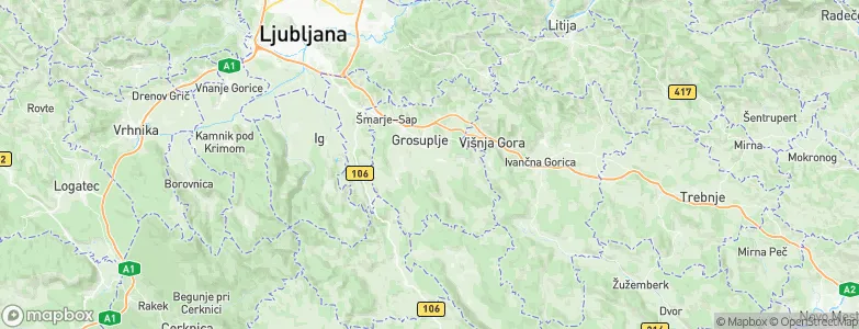 Grosuplje, Slovenia Map
