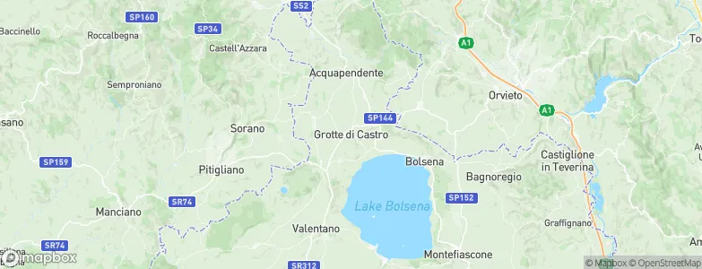 Grotte di Castro, Italy Map