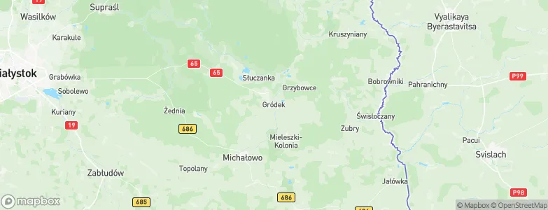 Grudki, Poland Map