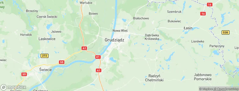 Grudziądz, Poland Map