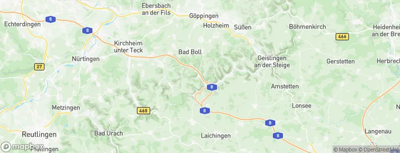 Gruibingen, Germany Map