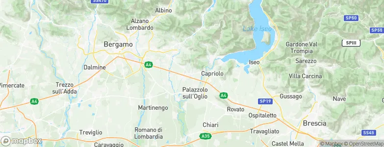 Grumello del Monte, Italy Map