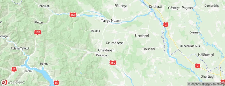Grumăzeşti, Romania Map