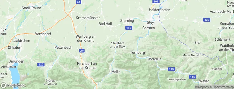 Grünburg, Austria Map