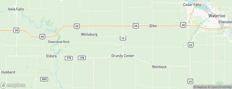 Grundy, United States Map