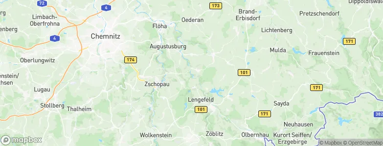 Grünhainichen, Germany Map