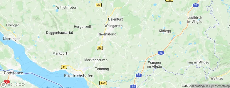 Grünkraut, Germany Map