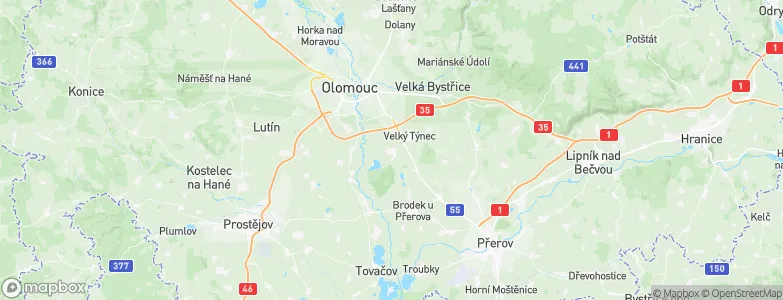 Grygov, Czechia Map